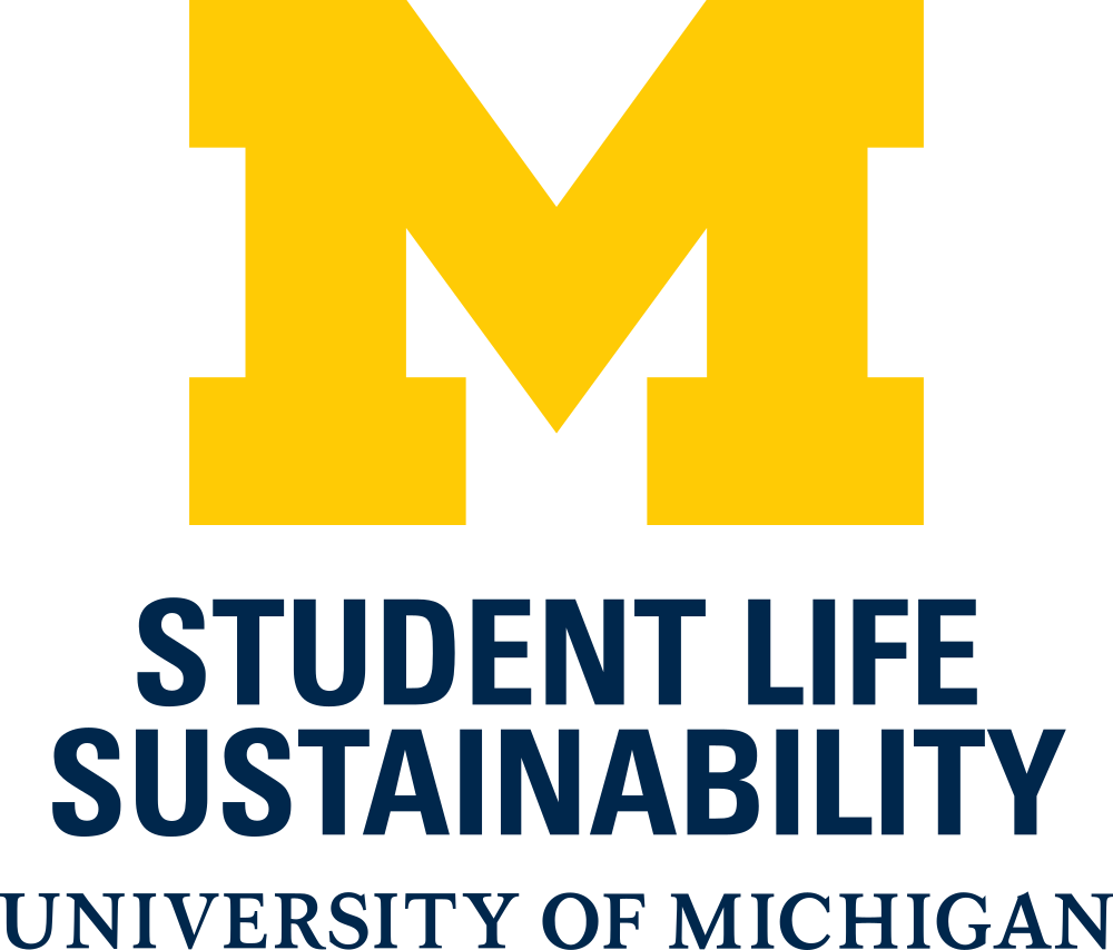 University of Michigan Student Life Sustainability Logo