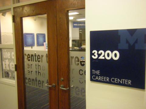 Image of the Career Center's Entrance